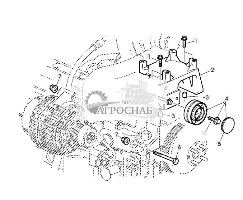 КРЕПЕЖНЫЕ ДЕТАЛИ ГЕНЕРАТОРА ПЕРЕМЕННОГО ТОКА (С КОНДИЦИОНЕРОМ) - ST208993 26.jpg
